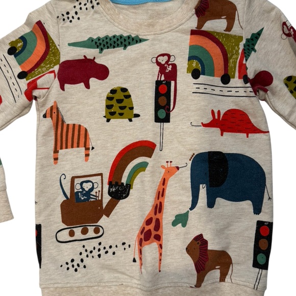 Toddler Boys Long Sleeve Dino & Animal Sweatshirt Bundle 5T - Picture 8 of 11